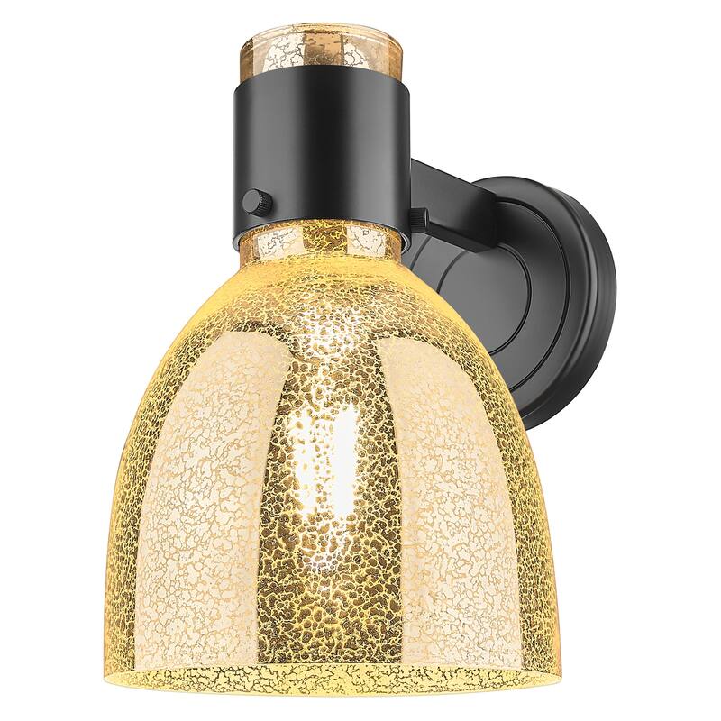 Innovations Lighting 464-1W-G464D-7ME Lawton Bell 9" Tall Bathroom - Matte Black