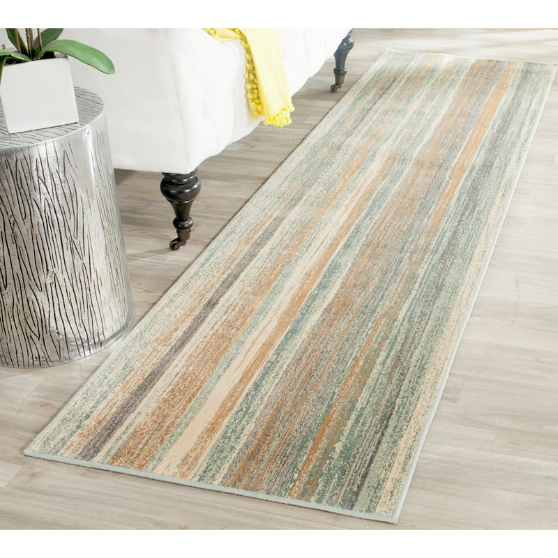 SAFAVIEH Vintage Frieda Oriental Rug - 2'2" x 8' Runner - Light Blue