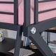preview thumbnail 2 of 3, Linon Trinity Full Size Steel Study Loft Bunk Bed