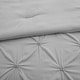 preview thumbnail 8 of 31, 3 Piece Reversible Pintuck Pinch Pleat Comforter Set, Bedding Set for All Season
