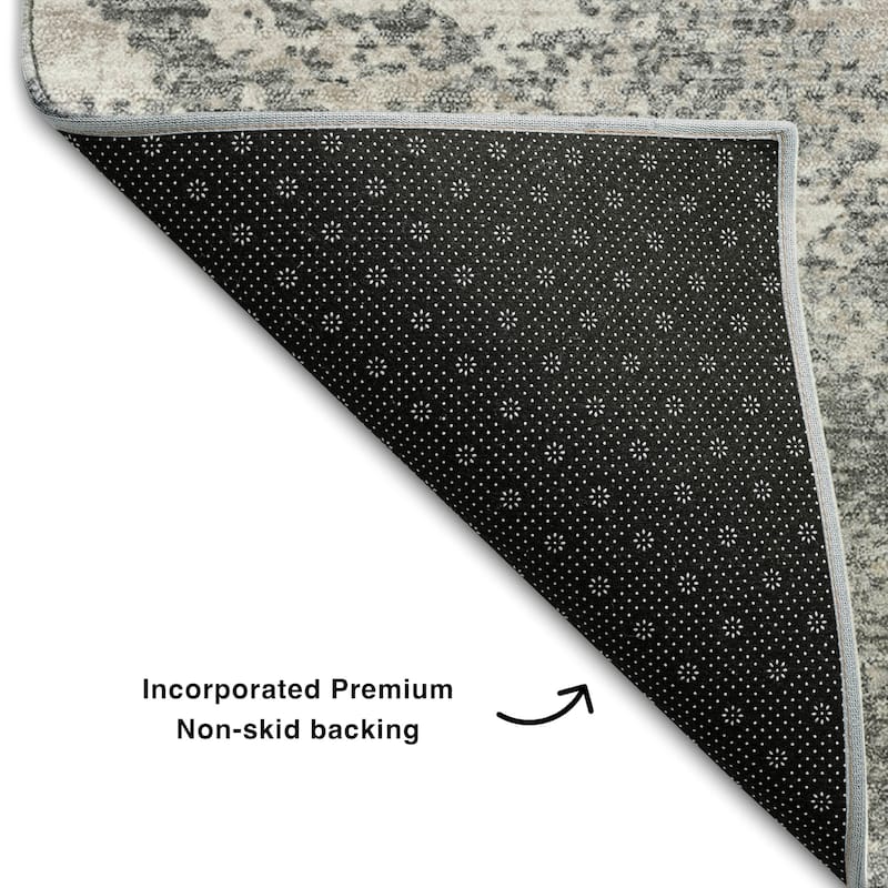 Premium Washable Super Soft Abstract Solid Mayfield Rug