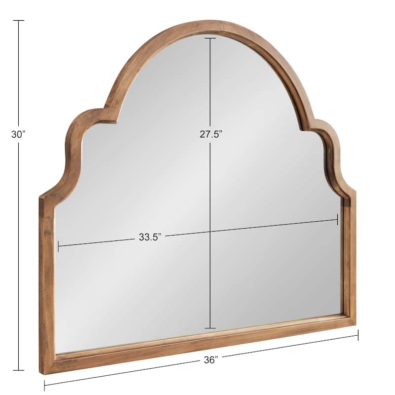 Kate and Laurel Hogan Arch Framed Mirror