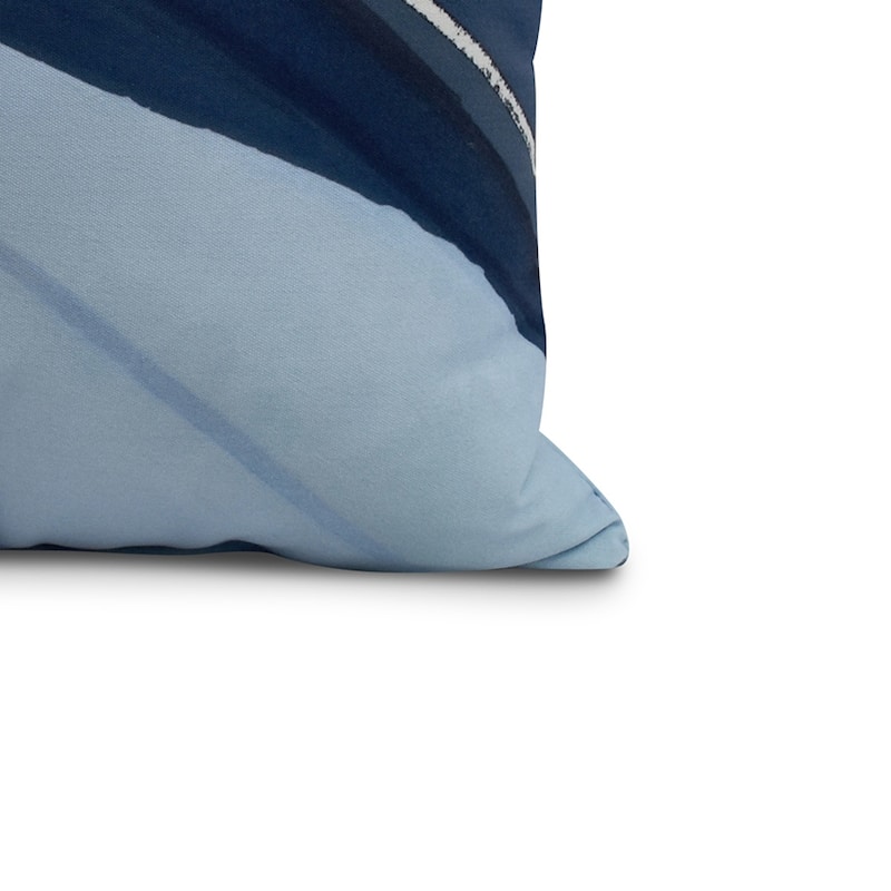 16 x 16 inch Boat Bow Left Geometric Print Pillow