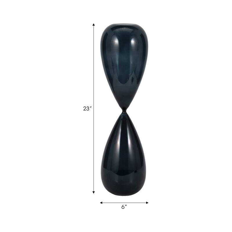 Contemporary Hourglass Sculpture for Home Decor - Stylish Decorative Object