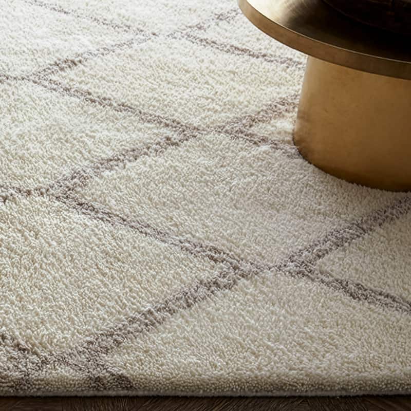 Ben Soleimani Trattino New Zealand Wool Hand-Knotted Rug