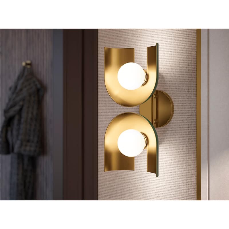 Kohler Lighting 31783-SC02 Jabot 2 Light 8" Tall Wall Sconce