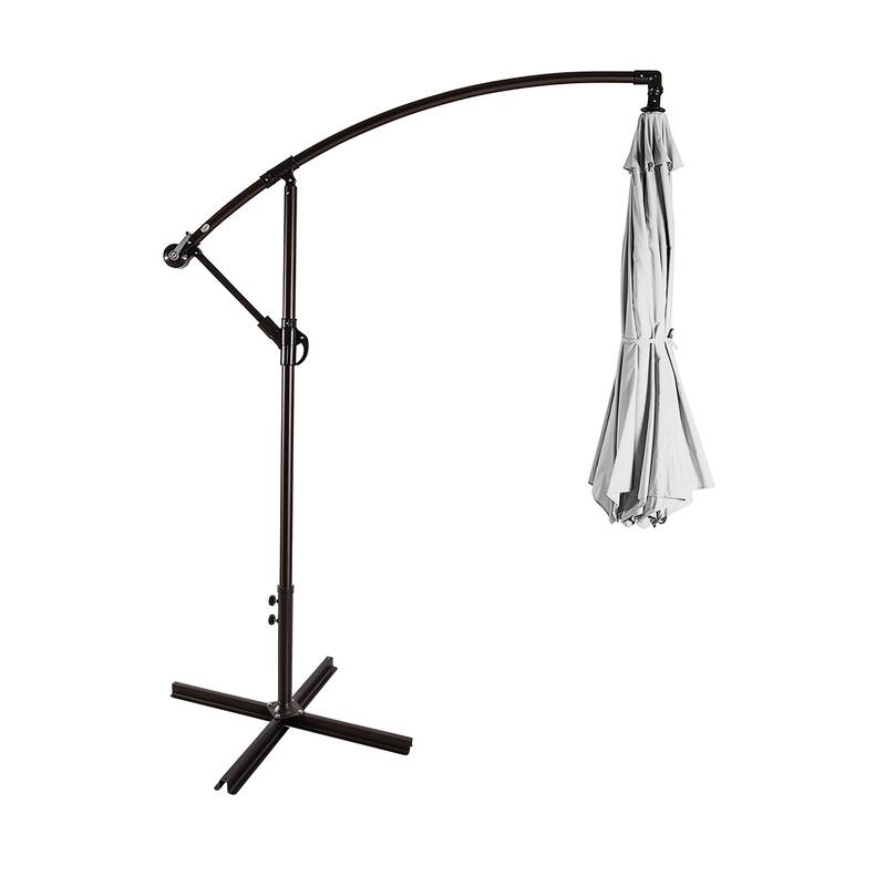 Weller 10-foot Offset Cantilever Hanging Patio Umbrella