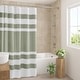 preview thumbnail 100 of 130, Madison Park Spa Waffle Shower Curtain with 3M Treatment