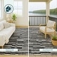 preview thumbnail 12 of 11, Machine Washable Indoor/ Outdoor Modern Milo Chantille Rug