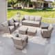 Option Brown Wicker / Beige Cushion