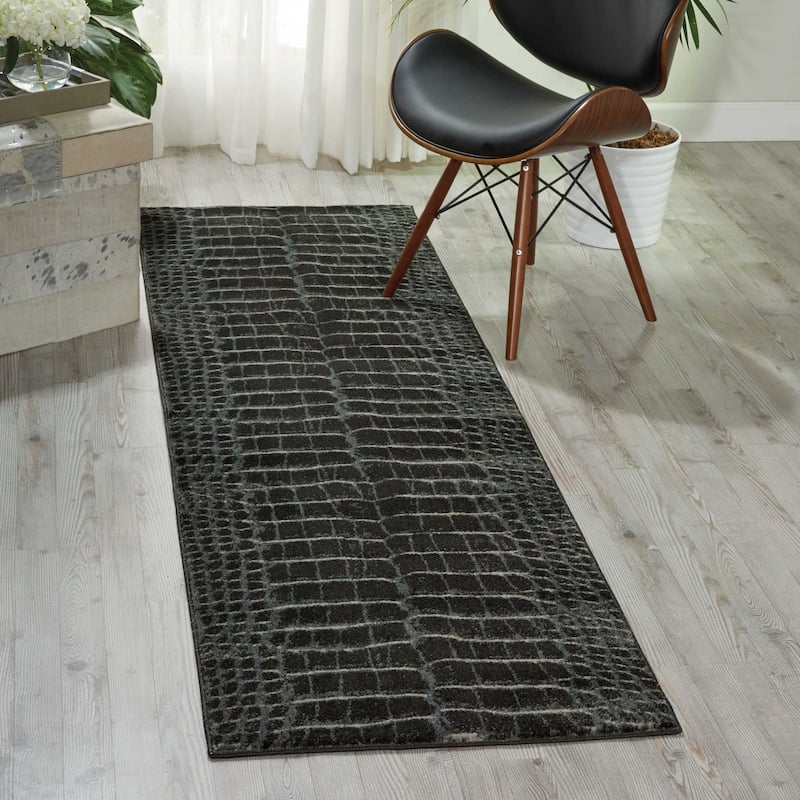 Nourison Maxell Modern Snake Print Area Rug