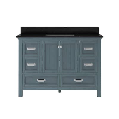 CRAFT + MAIN BAVT4922D-QBG Brantley 48" Free Standing Single Basin