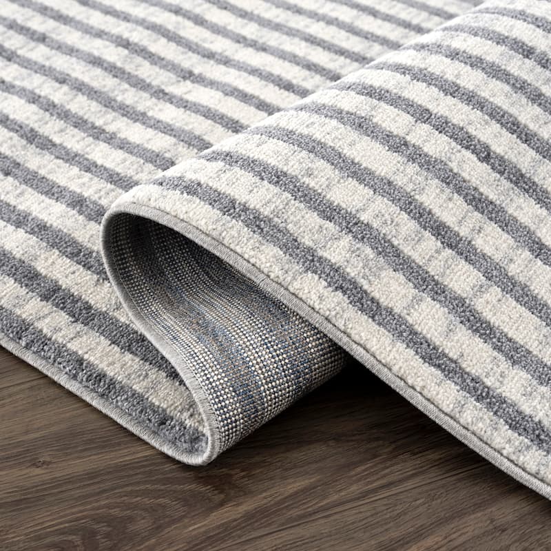 Abani Rugs MIST MIS170A Cream Grey Op Art Area Rug