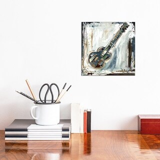 iCanvas "Imprint Guitar" by Kelsey Hochstatter Canvas Print