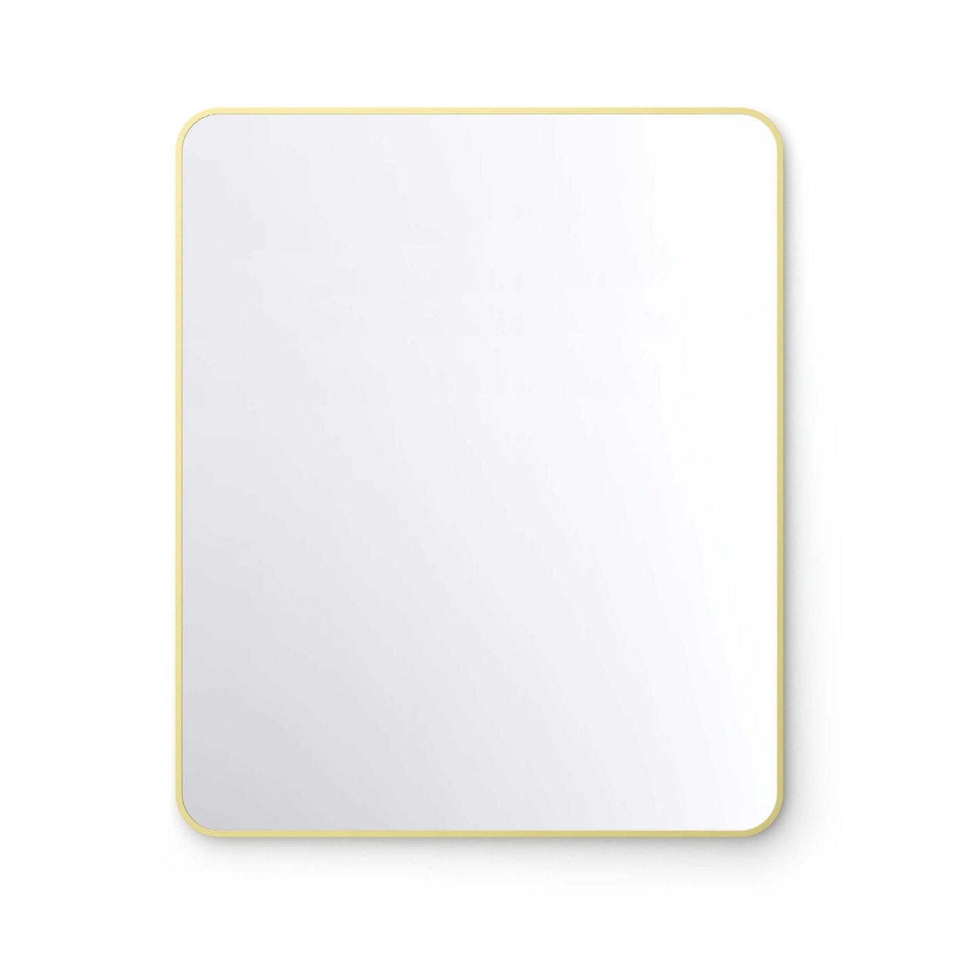 30 x 36 Inch Shatterproof Wall Mount Metal Frame Mirror