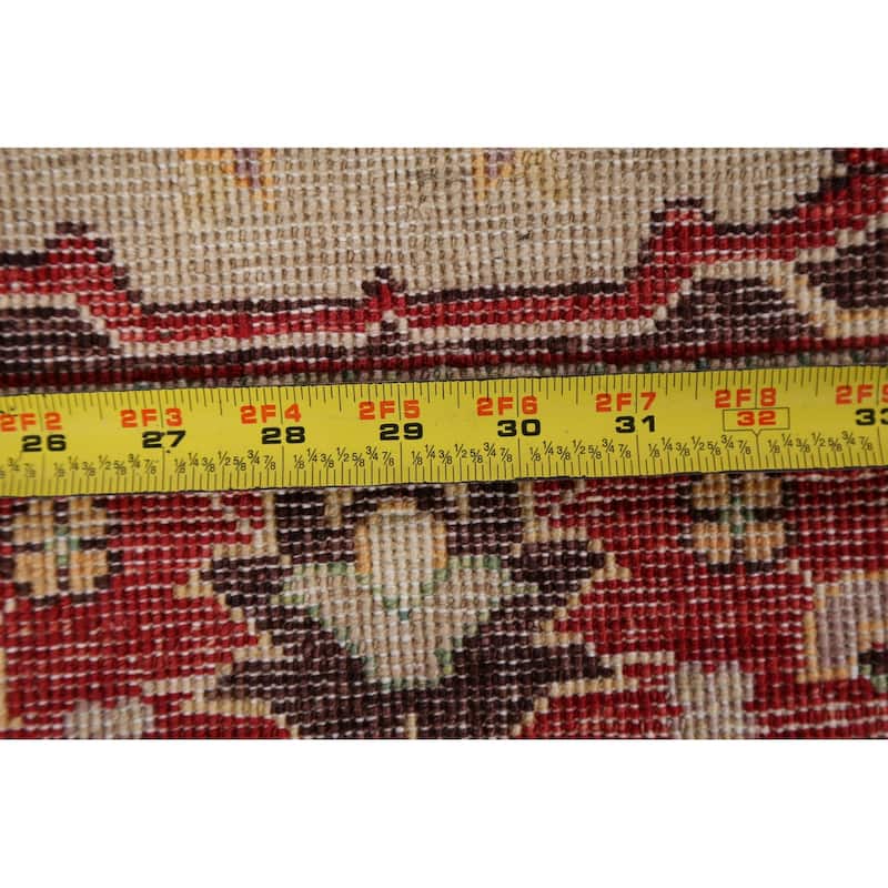 Hand Knotted Oriental 100% Wool Carpet Traditional Floral Brown Kazak Runner Rug - 8' 0'' X 2' 7''