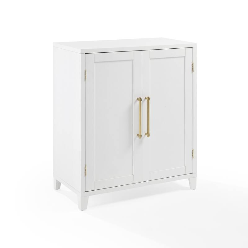 Crosley Roarke Stackable Kitchen Pantry Storage Cabinet