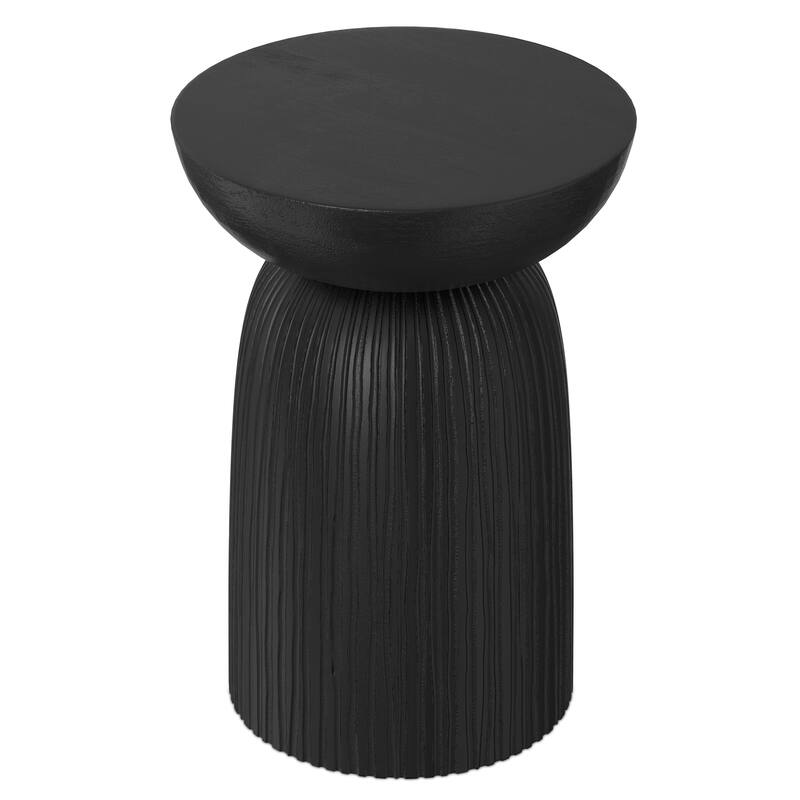 WYNDENHALL Willis 13" Wide Solid Wood Contemporary Accent Table & Fully Assembled - 12.6" D x 12.6" W x 17.7" H