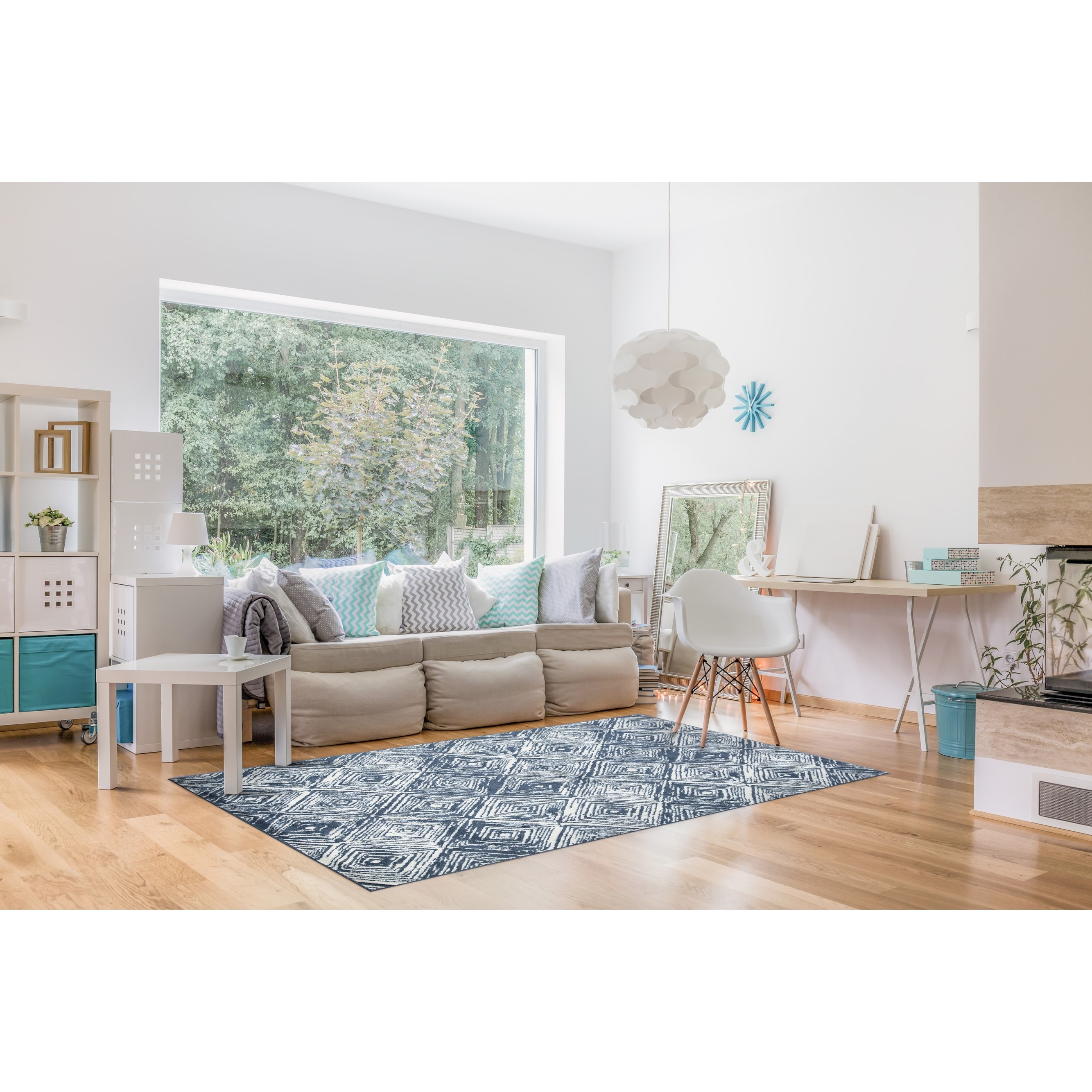 MDA Rugs Kriselia Collection Abstract Geometric Area Rug