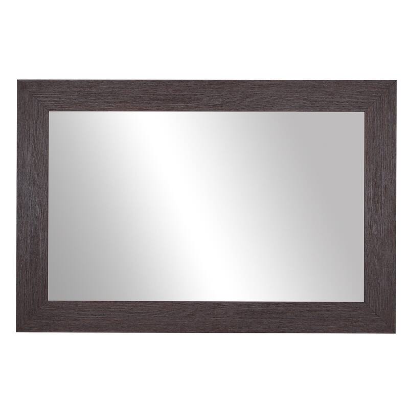 Frame My Mirror Espresso Framed Vanity Mirror, Pendleton Design