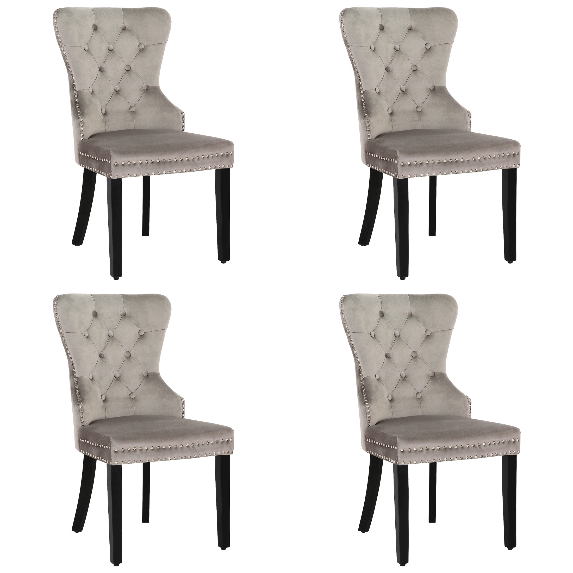York wingback hot sale dining chair