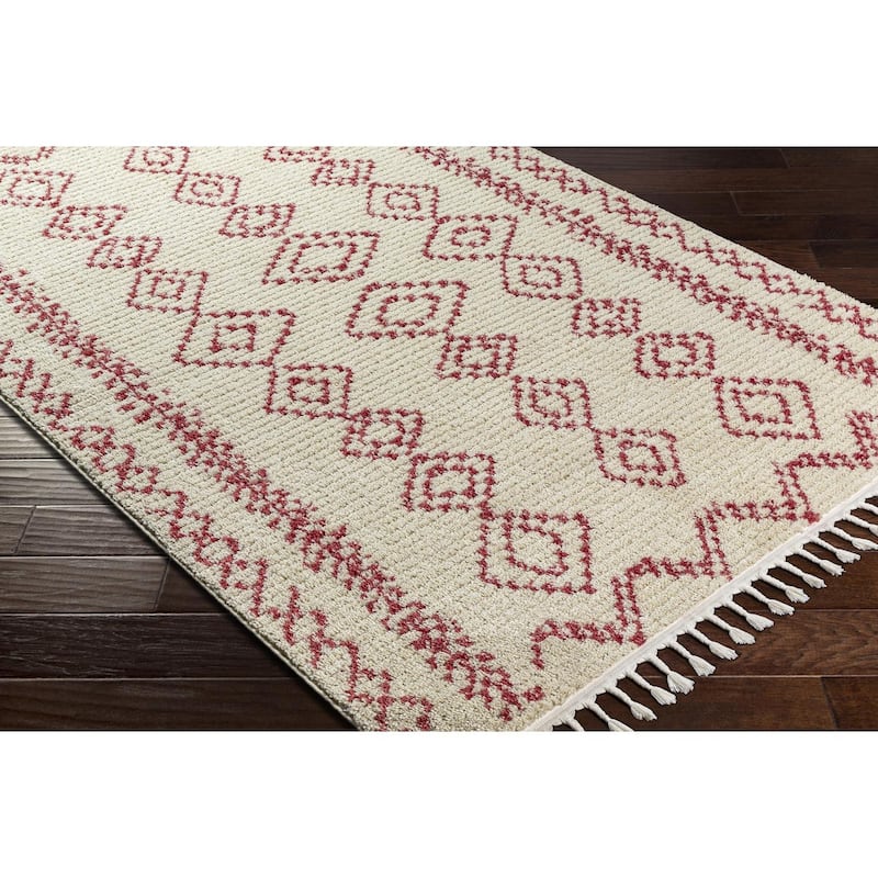 Livabliss Casual Casablanca Shag Tribal Area Rug