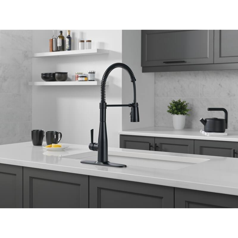 Delta 9613-DST Essa 1.8 GPM Single Hole Pre-Rinse Pull Down Kitchen