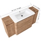 preview thumbnail 22 of 87, BNK 36"/40"/48"/52"/60"/64"/84"/92" Bathroom Vanity With Sink, Freestanding Bathroom Vanity with Doors and Adjustable Shelf