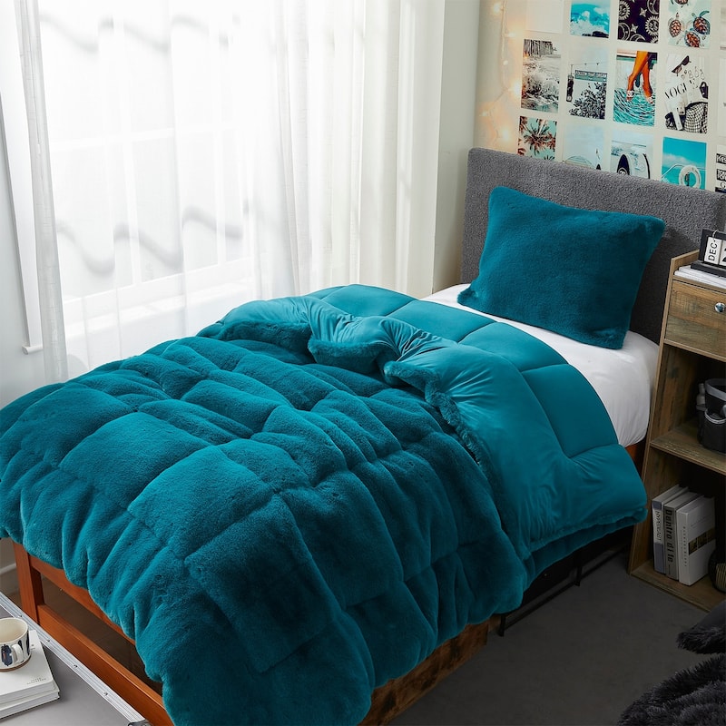 Chunky Bunny Yoga - Coma Inducer® Oversized Comforter - Real Teal - Twin XL