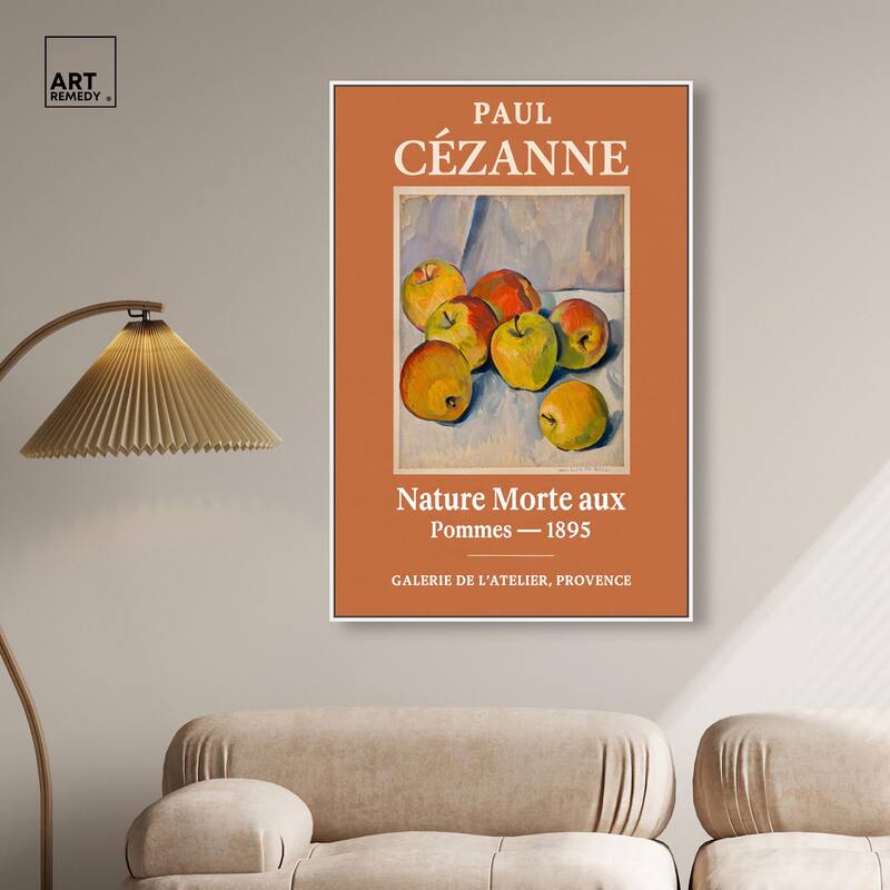 Apples of Cezanne Canvas by Art Remedy