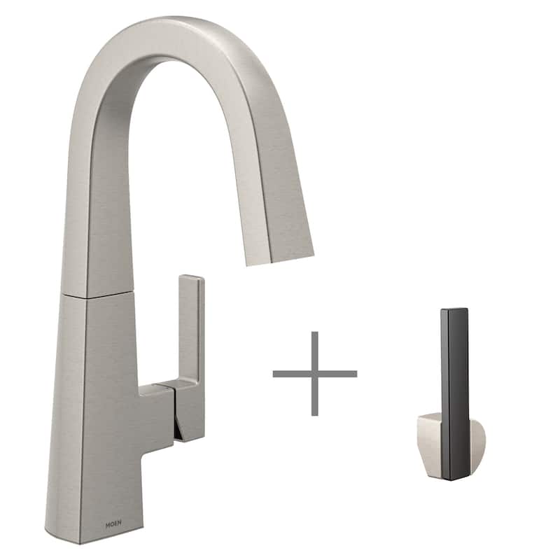 Moen Nio 1.5 GPM Deck Mounted Bar Faucet with Duralock and Duralast