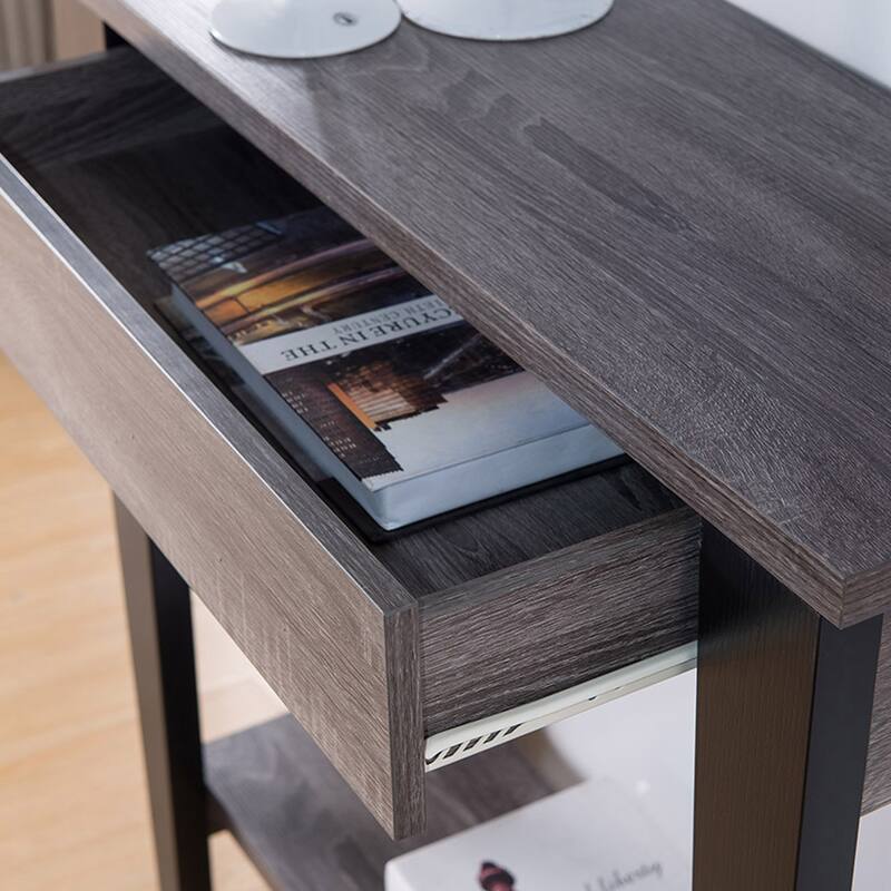 Console Distressed Grey & Black