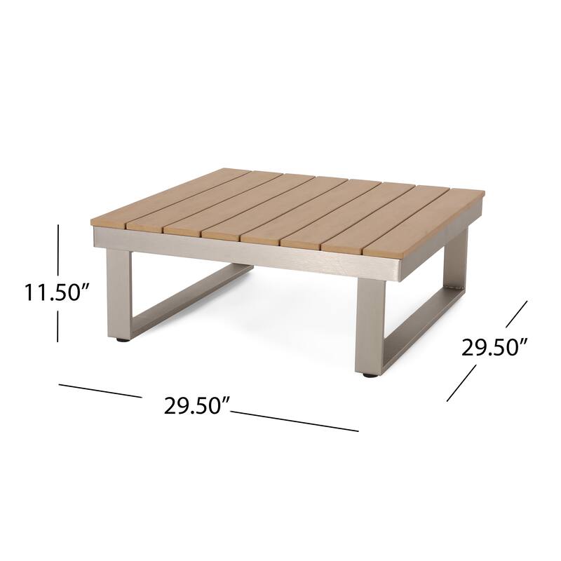 Roomfitters 5-Seater Outdoor Sofa Set, Weather-Resistant Cushioned Patio Seating, Modern Metal Frame