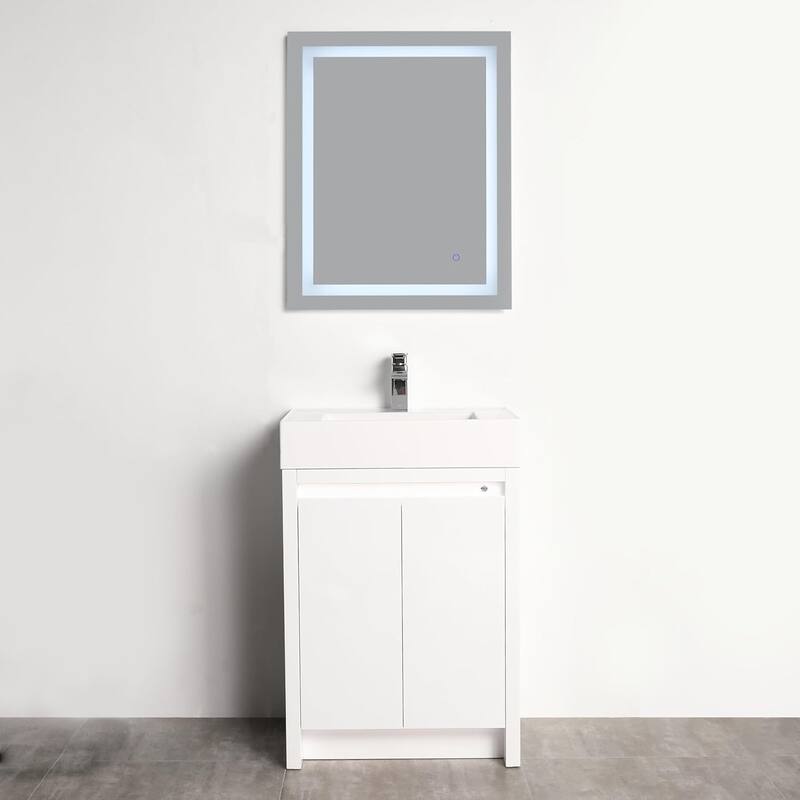 Blossom 48" All Wood Freestanding Bathroom Vanity with Acrylic Sink