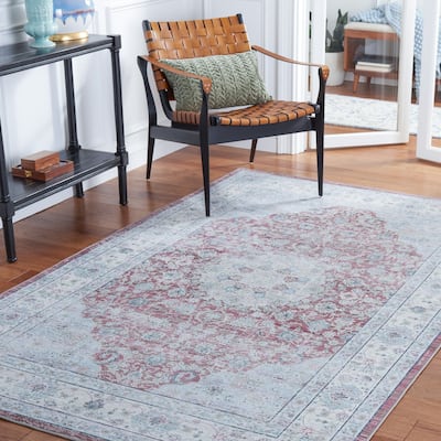 SAFAVIEH Tucson Machine Washable Slip Resistant Izora Traditional Rug