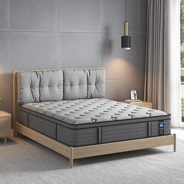 14inch Hybrid Medium Euro Top Mattress, Pocket Spring Mattress in a