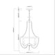 preview thumbnail 12 of 10, Demi 16 Inch Bohemian Pendant Chandelier 4-Light