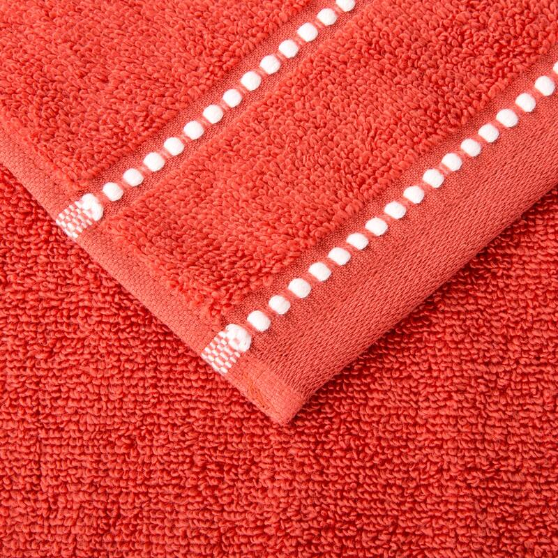 6PC Towel Set - Cotton Bathroom Accessories - Quick Dry Towels by Lavish Home