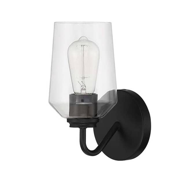Craftmade 56101 Shayna 11" Tall Bathroom Sconce with Clear Glass Shade