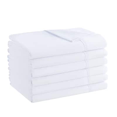 Host & Home Microfiber Flat Sheets (6 Pack)