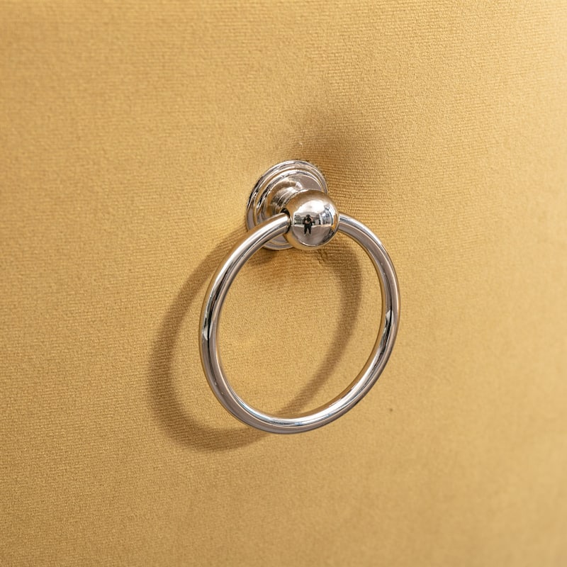 Roomfitters Velvet Bar Stools Set of 2, Tufted Upholstered Counter Chairs with Nailhead Trim and Wooden Legs