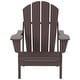 preview thumbnail 117 of 129, POLYTRENDS Laguna All Weather Poly Outdoor Adirondack Chair - Foldable (Set of 2)