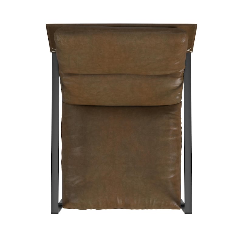 Cortney's Collection Varick Faux Leather Accent Chair