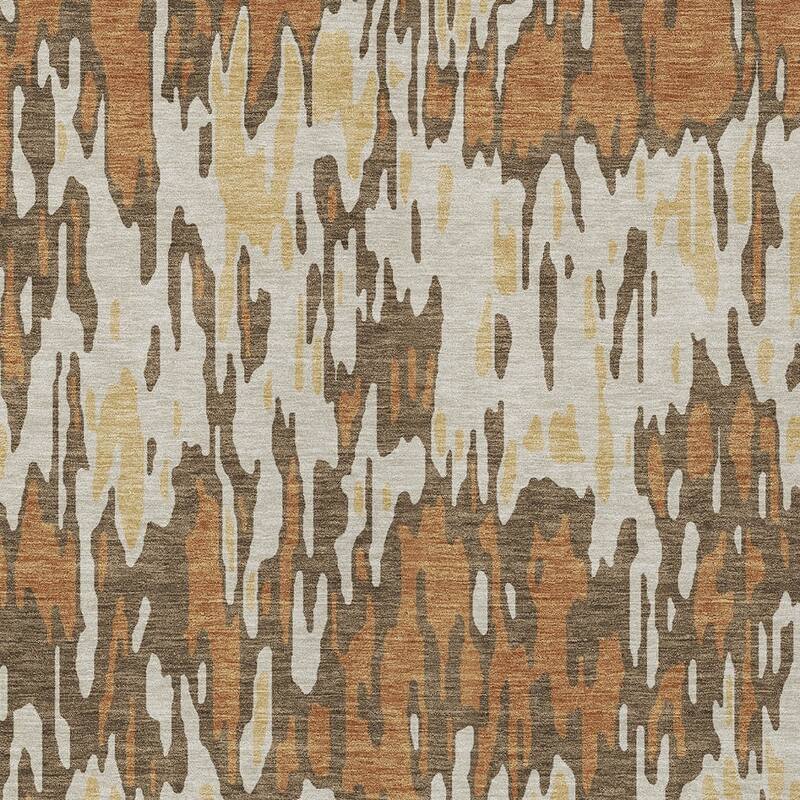 HomeRoots Striped Transitional Rectangle Outdoor Rug