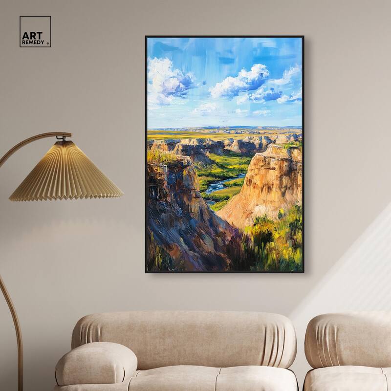 Rolling Hills and Sky II Canvas by Art Remedy