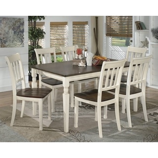 Signature Design by Ashley Whitesburg Brown / Cottage White 7-Piece ...