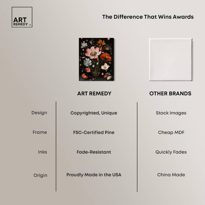 TANY's Floral Universe II Canvas by Art Remedy, Gallery Wrapped