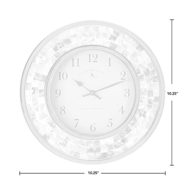 Shop Firstime Co Pearl Mosaic Wall Clock American Crafted