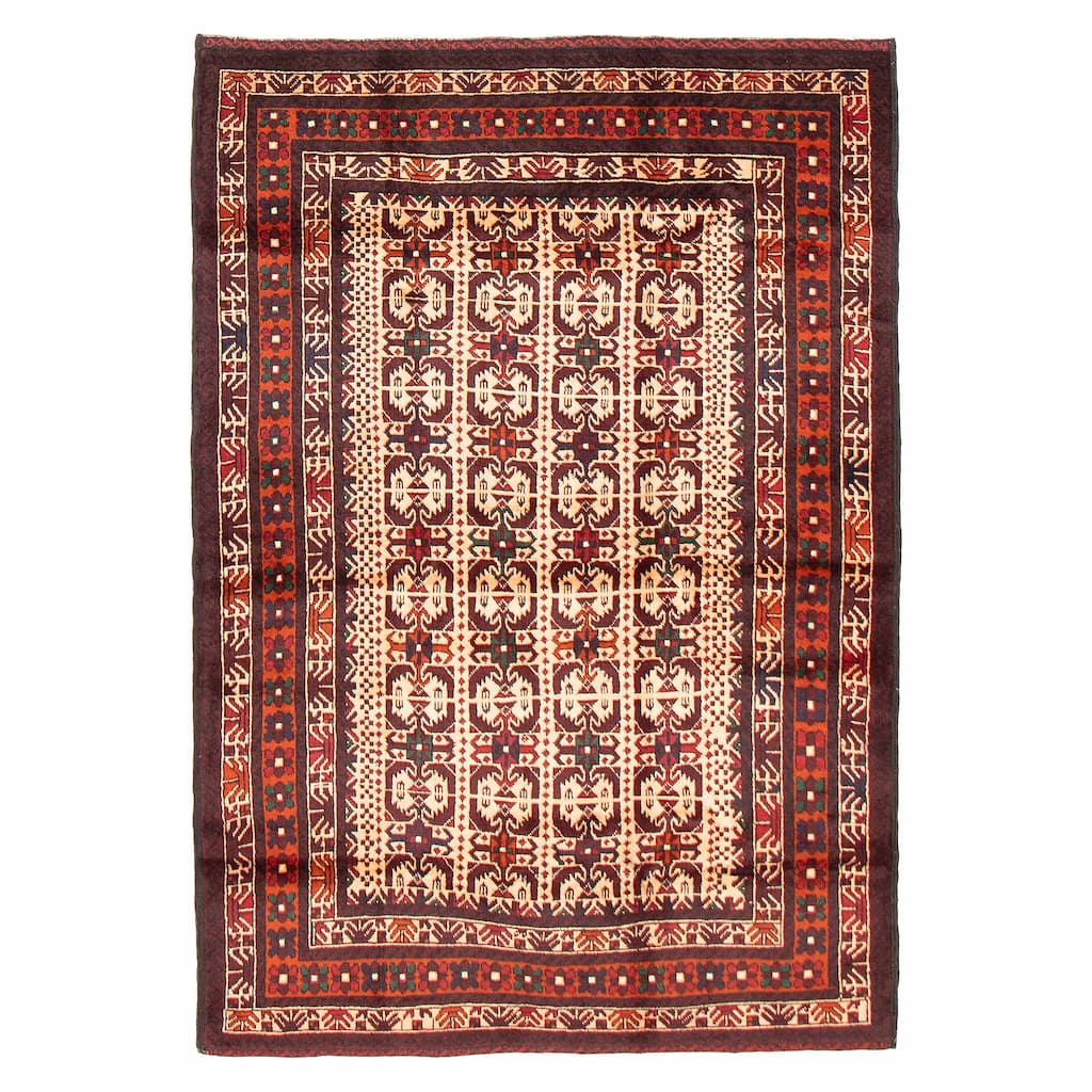 Teimani Ivory Rug 4'5" x 6'5" - 4'5 x 6'5