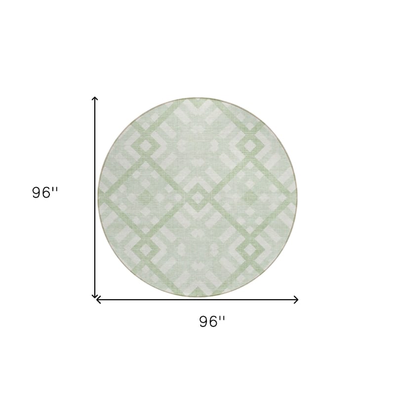 HomeRoots Geometric Transitional Rectangle Outdoor Rug